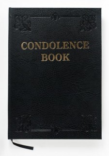 condolence book